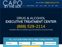 Tablet Screenshot of capobythesea.com